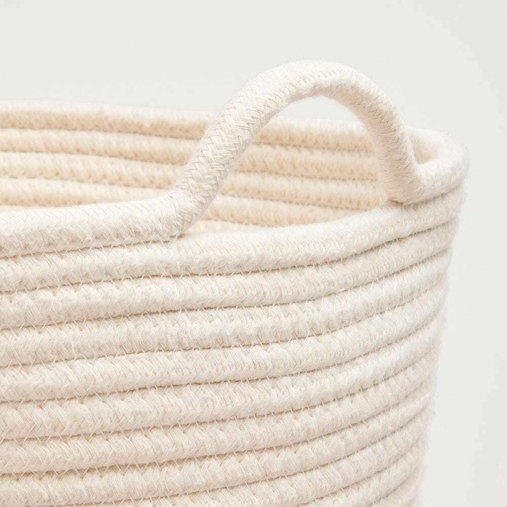 Rope Storage Basket, Ivory - Great Little Trading Co.