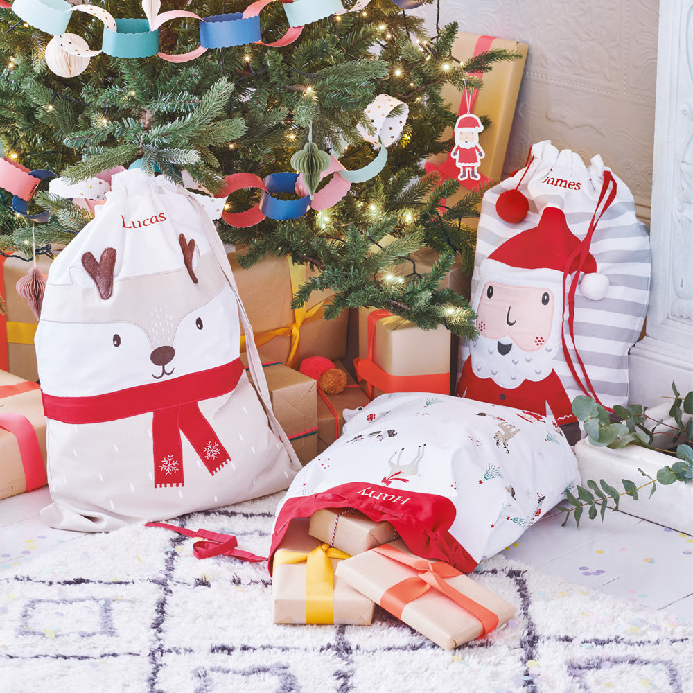 Merry Christmas Santa with Toyr Bag -Decoupage Paper – Milton's Daughter